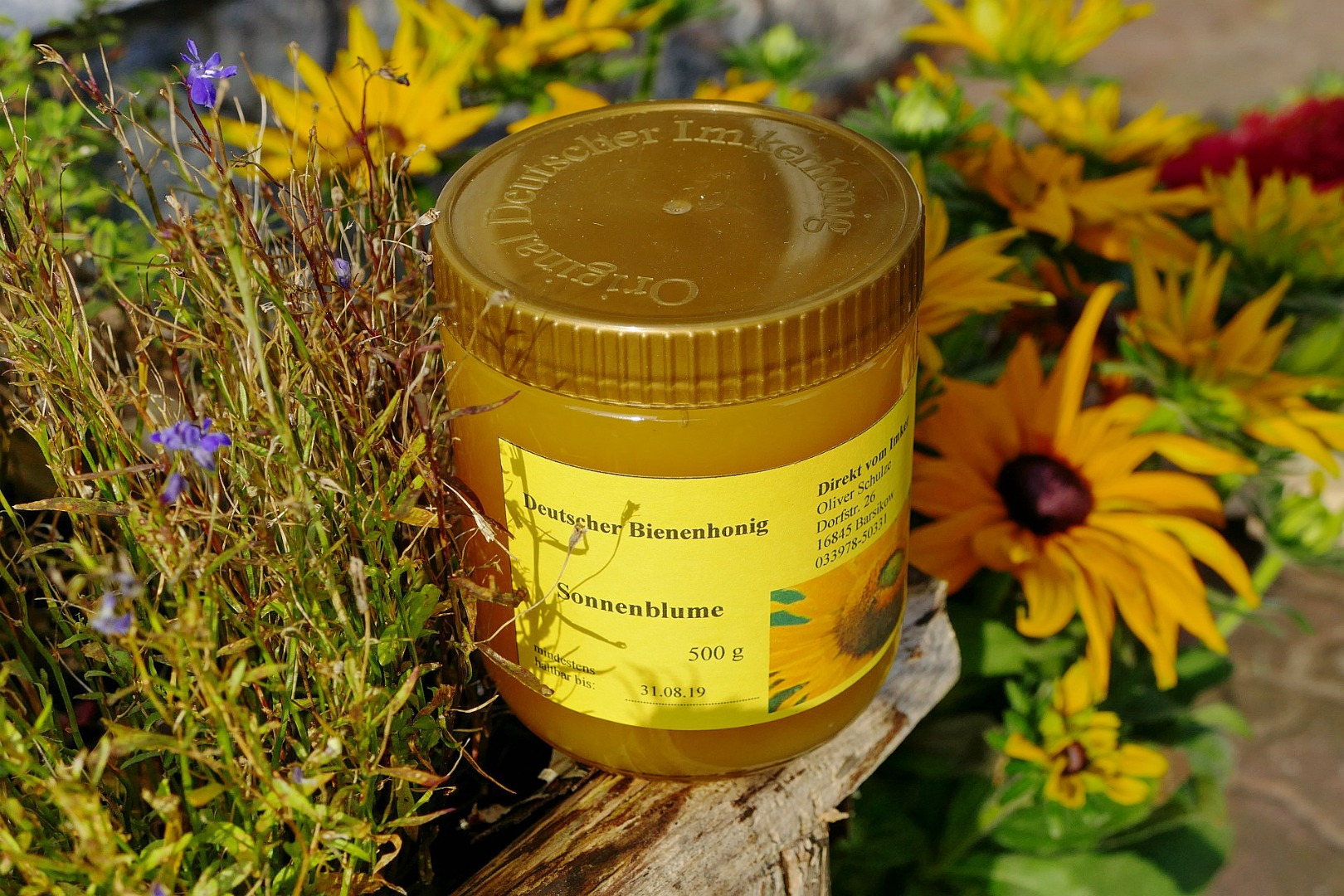 Blumen-Rose | Original Deutscher Imkerhonig - Sonnenblume